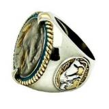 Vintage Buffalo Nickel Sterling Silver Estate Ring