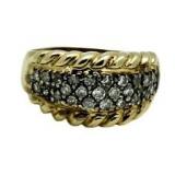 14kt Gold 1/2 ct Diamond Designer Ring
