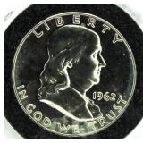 1962 Proof Franklin Silver Half Dollar