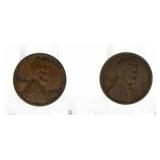 (2) 1909 - 1909 VDB Lincoln Cents