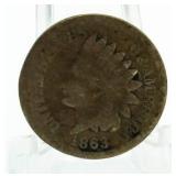 1863 Indian Head Copper Nickel Cent