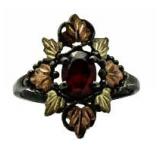 Vintage Oval Garnet Dinner Ring