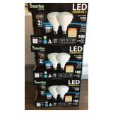 (6) LED 100 Watt Flood Lamp Bulbs