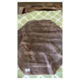 5 x 5 Cappuccino Non Skid Rug