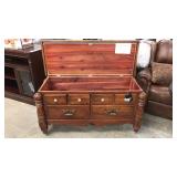 Lane Vintage Pine Cedar Lined Blanket Chest