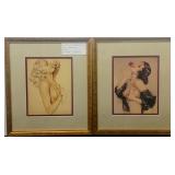 Set (2) Pinup Girls - Alberto Vargas