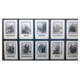 Set (10) Legal Studies - Honroe Daumier 1808-1879