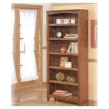 Ashley H319 Cross Island Oak Bookcase