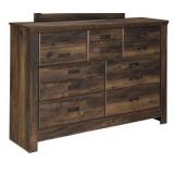 Ashley B246 Quindon Large Rustic Dresser Base