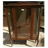 Antique Queen Anne China Cabinet w