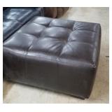 Large Black Ottoman