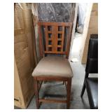 Oak Bar Height Chairs
