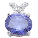Quality 2.35 ct Tanzanite Designer Pendant