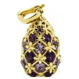 Amethyst Large Pear Pendant
