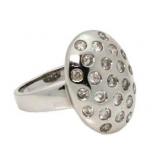 10kt Gold Oval 1.00 ct Diamond Designer Ring