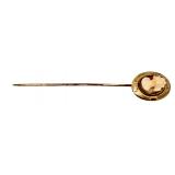 14kt Gold Vintage Cameo Pen