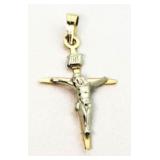 10kt Gold Cross Pendant