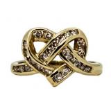 14kt Gold Diamond Heart Ring