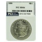 1898 MS64 Morgan Silver Dollar
