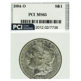 1884-O MS65 Morgan Silver Dollar