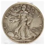 1942 Walking Liberty Silver Half Dollar