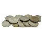 (12) 1965 Elizabeth II Churchill Coins