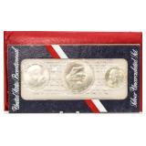 1976 Bicentennial 3 pc Silver Uncirculated Set