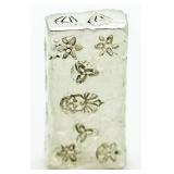 Hand Poured 1.10 Oz .999 Fine Silver Bar