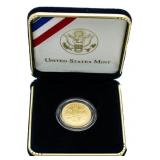 2007 US Mint Jamestown 1/4 Ounce .999 Gold Coin