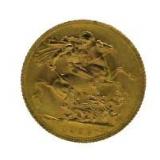 1925 BU Brittish George V Sovereign Gold Coin