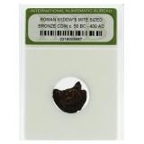 Genuine 50 B.C. Bronze Roman Widows Mite