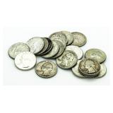 (20) Washington Silver Quarters