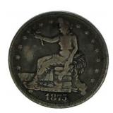 Rare 1875-S US Trade Dollar - Opium Locket