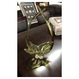 Blown Glass Basket & Bowl