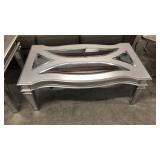 3 pc Silver Coffee & 2 End Tables
