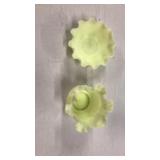 Fenton 2 pc Vase & Bowl
