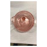 Pink Depression Glass Casserole