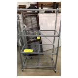 Oragami Silver Folding Shelf