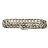 14kt Gold Vintage Quality Diamond Tennis Bracelet