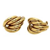 18kt Gold Elegant Shell Earrings