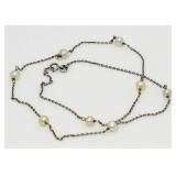 14kt Gold Pearl Designer Necklace