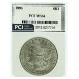 1896 MS64 Morgan Silver Dollar