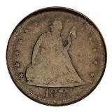 Rare 1875-S Seated Liberty Twenty Cent Piece