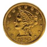 1905 Liberty $2.50 Gold Quarter Eagle