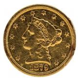 1879-S Liberty $2.50 Gold Quarter Eagle