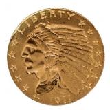 1911 Indian $2.50 Gold Piece