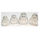 3.30 Oz Penguins .999 Fine Silver Set