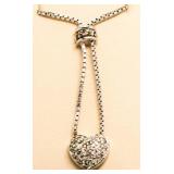 White Topaz Estate Pendant