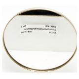 2.40 Oz Sterling Silver Monogrammed Mirror