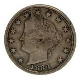 1883 "No Cents" Liberty V Nickel